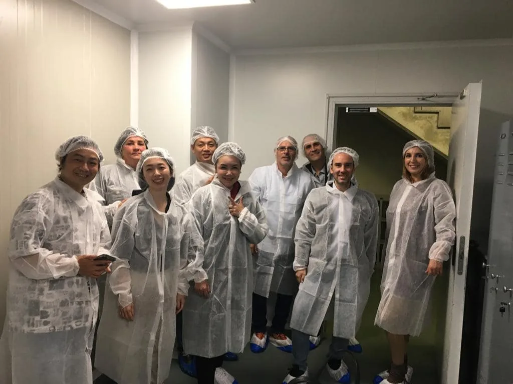 Capilo Malaysia team visiting the Eva Professional factory in Manresa, Spain